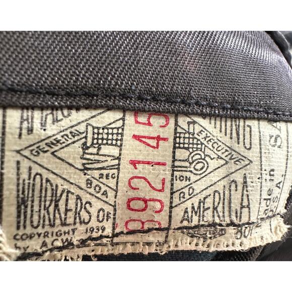 Vintage Hyde Park Clothes Alpaca Blend Wool Overcoat Gray 43L USA Union Made - Picture 3 of 9